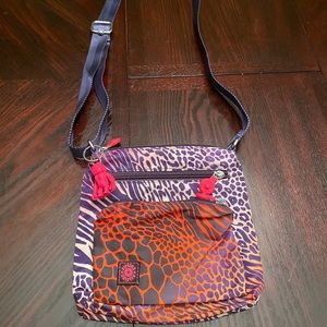 Kipling Animal Print Bright Color Crossbody Bag
